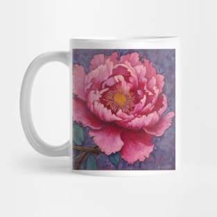 Pink Peony Single Bloom Mug